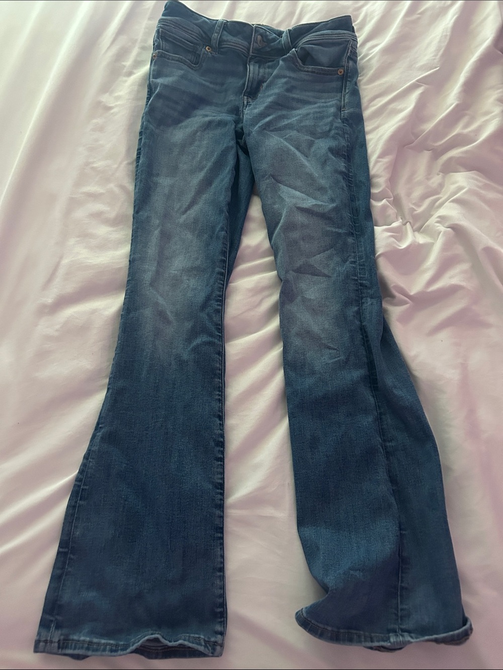 American Eagle Outfitters Dark Blue Flare Jeans